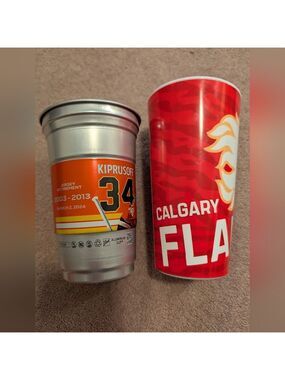 🩵‎ 4/$20 Calgary Flames Commemorative Cups